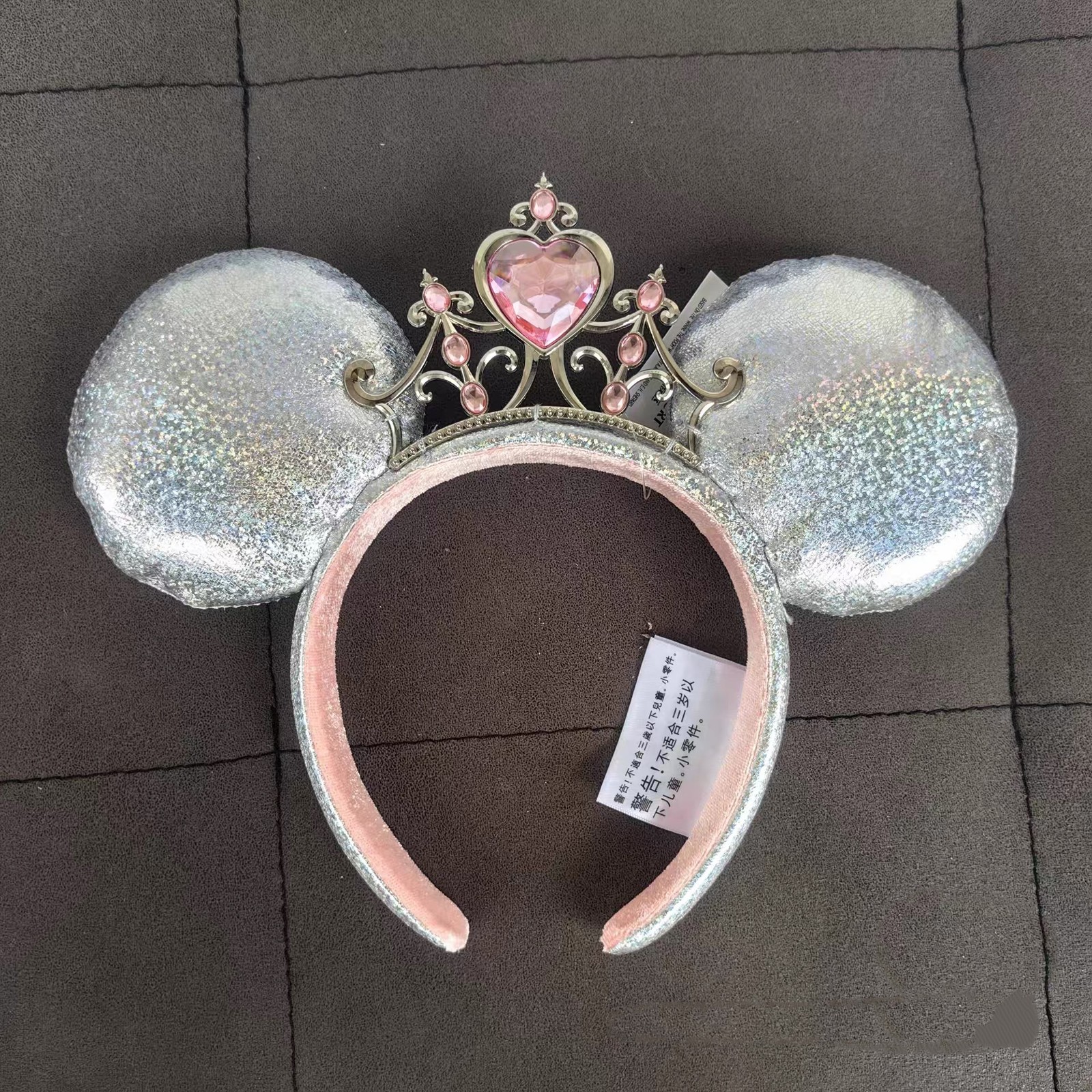 Disney Parks Princess Iridescent Tiara Minnie Mouse Ears Headband 2025 US POST