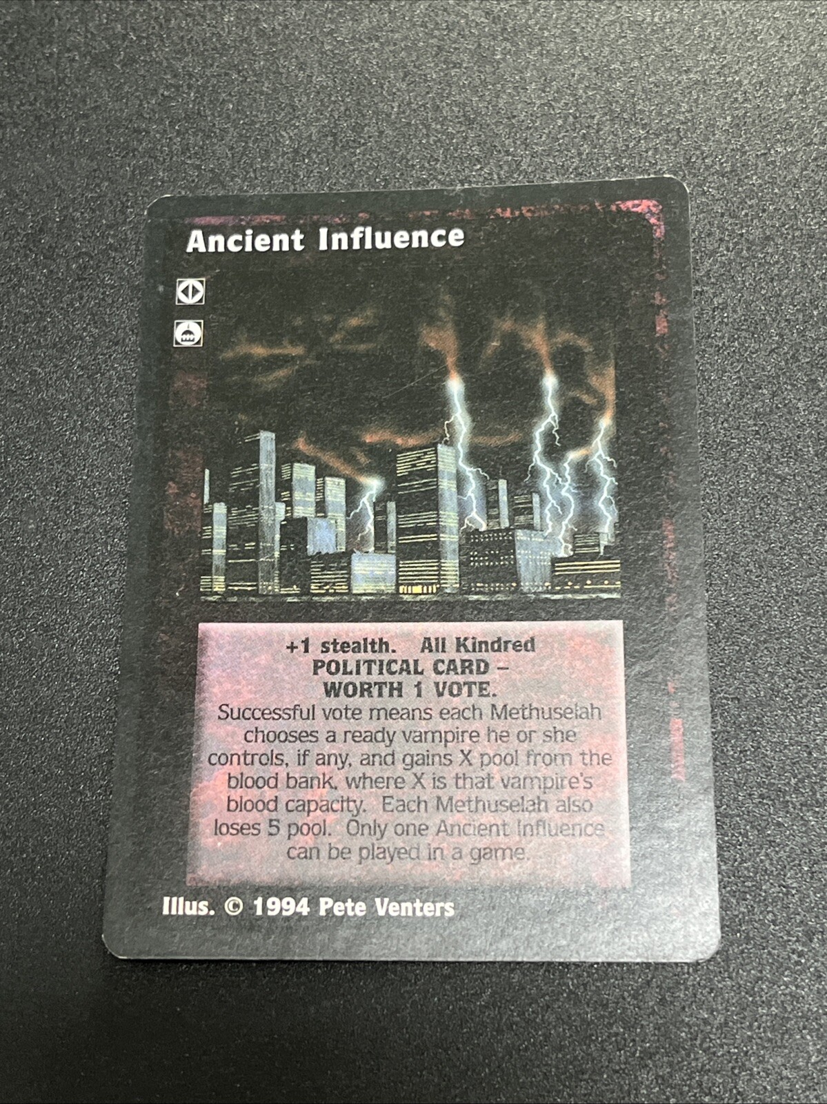 1994 Vampire: The Eternal Struggle – Jyhad 1st Edition Ancient Influence