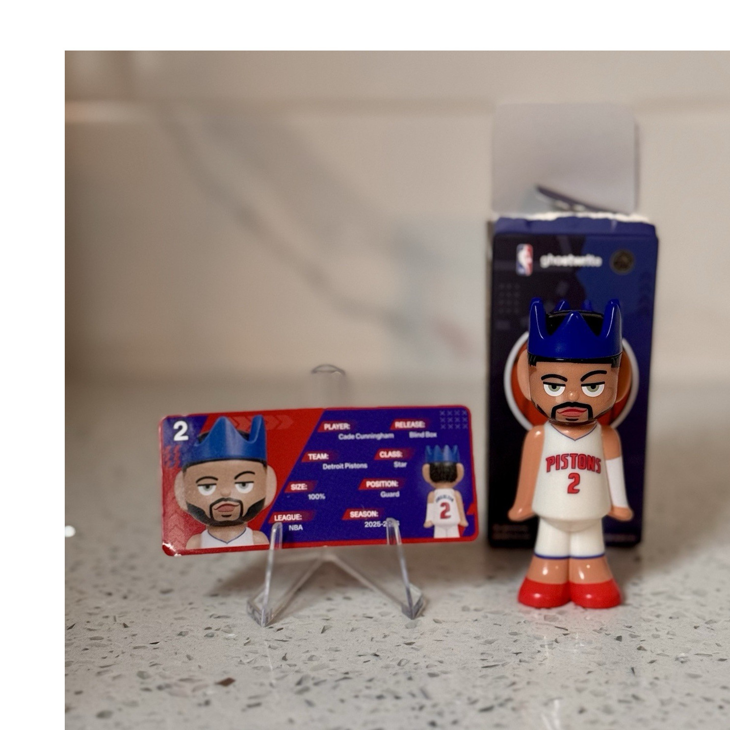 Ghostwrite Cade Cunningham Detroit Pistons NBA Figure Blind Box