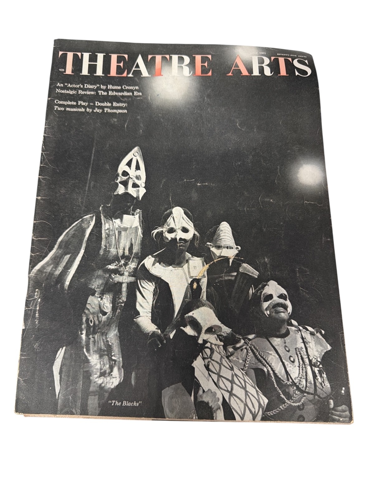 Theatre Arts July 1961 The Blacks Hume Cronyn American Airlines