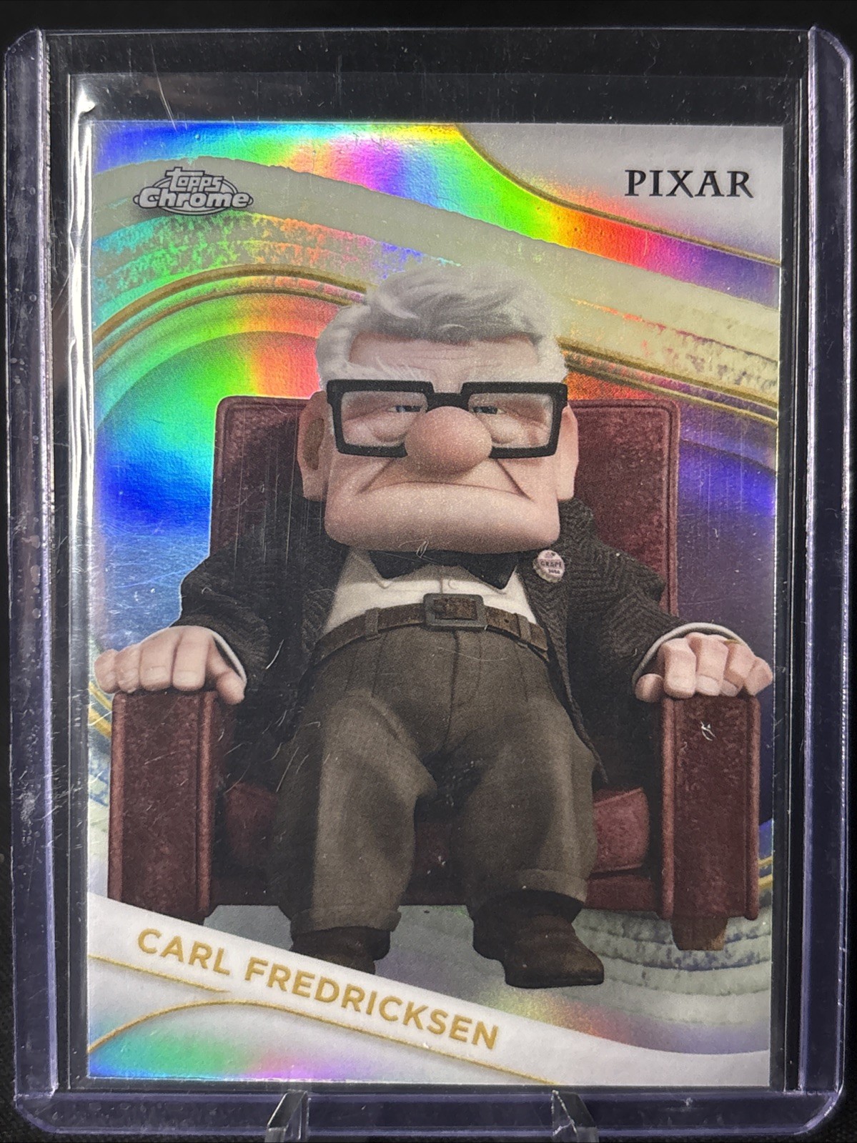 2025 Carl Fredrickson UP Topps Chrome Disney Pixar Refractor