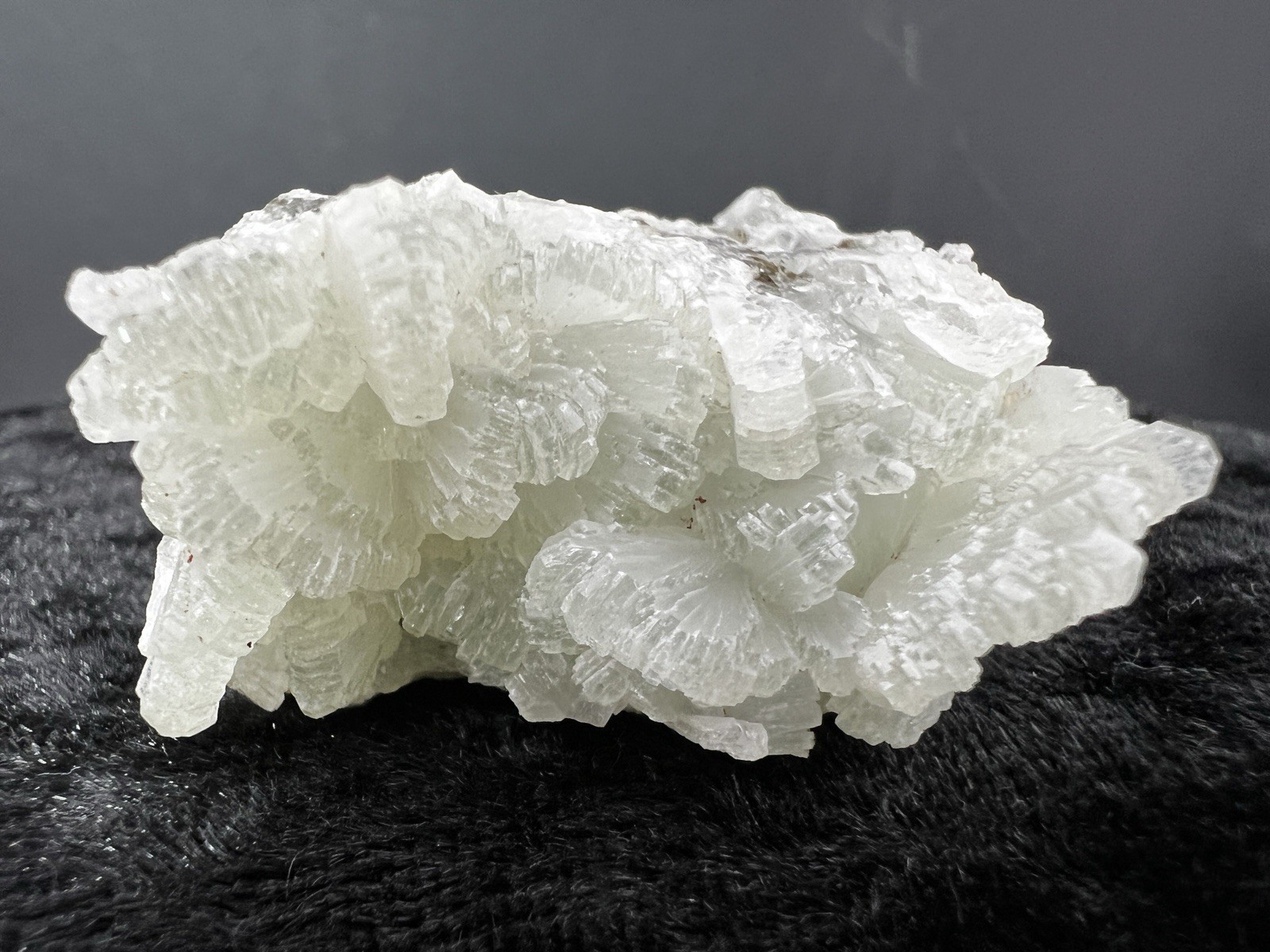 Prehnite Crystal Cluster Translucent Green from Morocco 40 g.