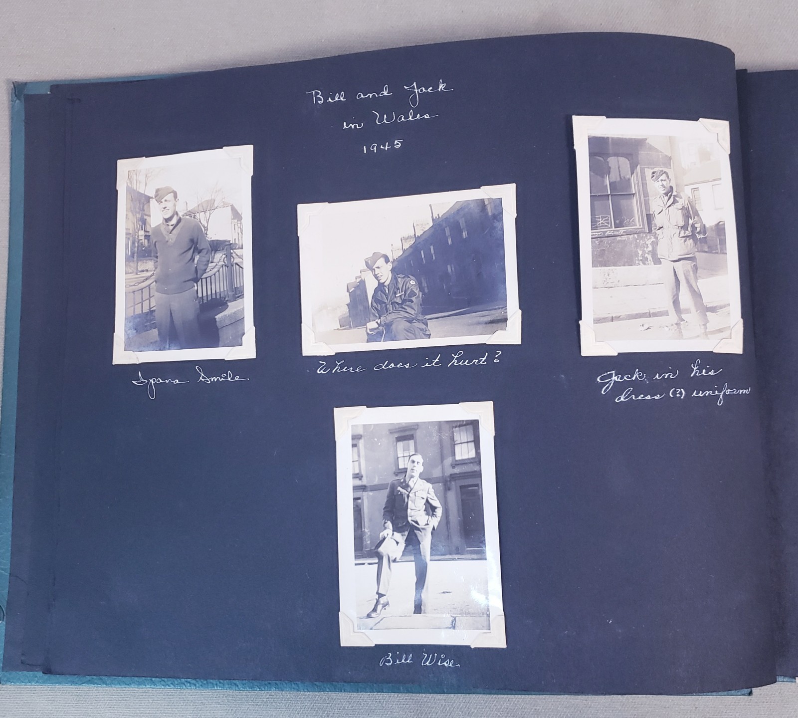 Album With 96 Photographs Various Many Military Men Photos Circa 1940s