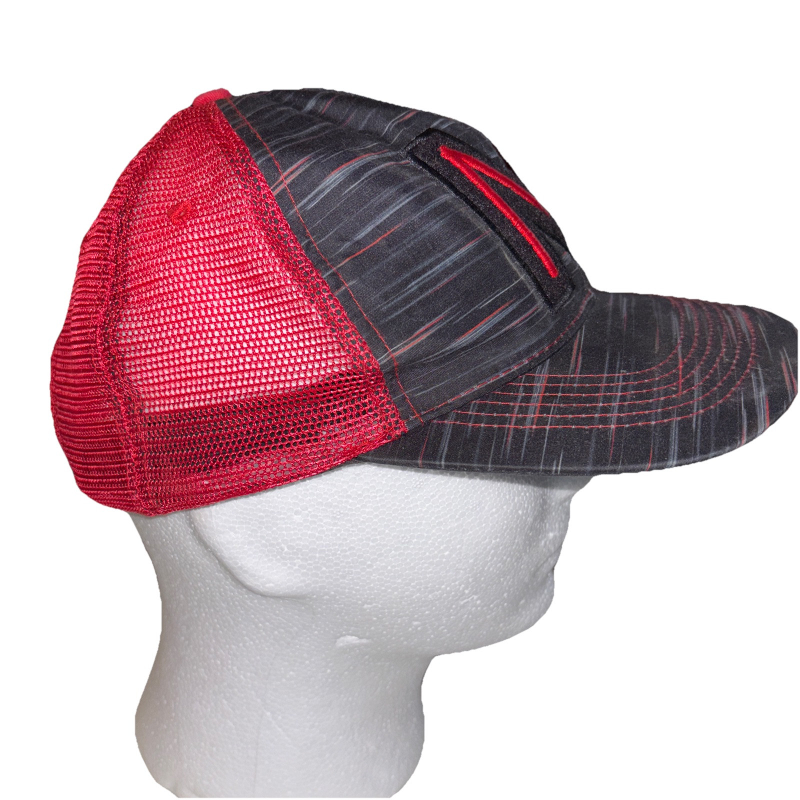 Disney Mickey Mouse Baseball Cap-Big Red “M” Black & Red Size 57-60CM Adjustable