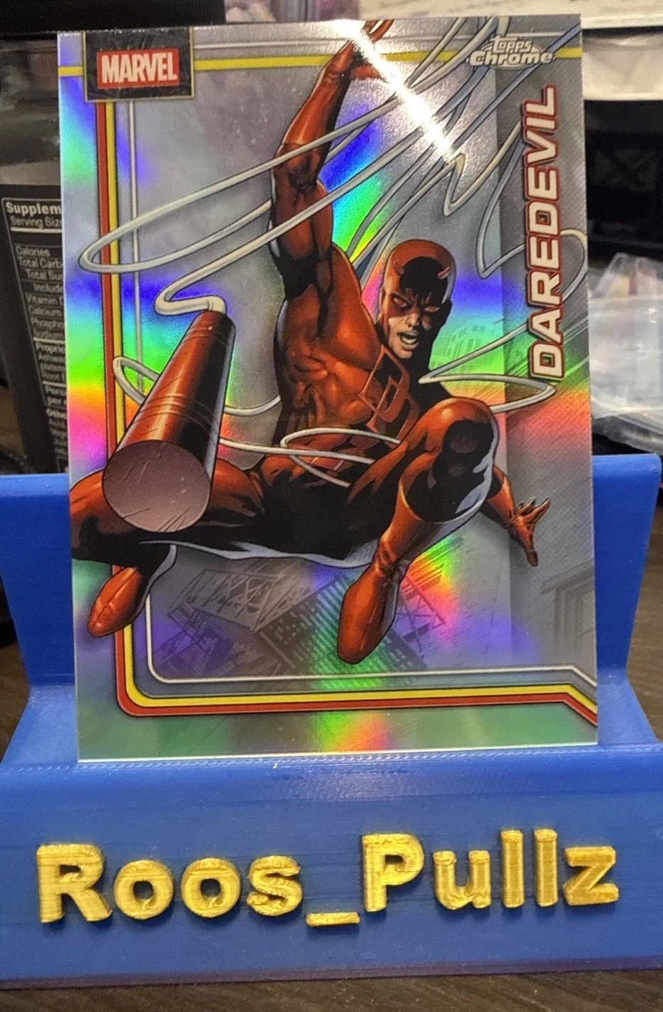 2026 Topps Chrome Marvel Comics #25 Daredevil Refractor