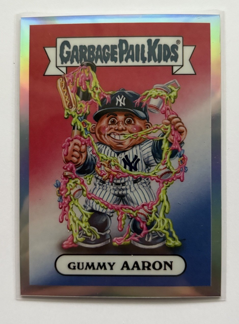 2025 Bowman Chrome Garbage Pail Kids Gummy Aaron Judge #BGP-30 Yankees Rare! 🔥
