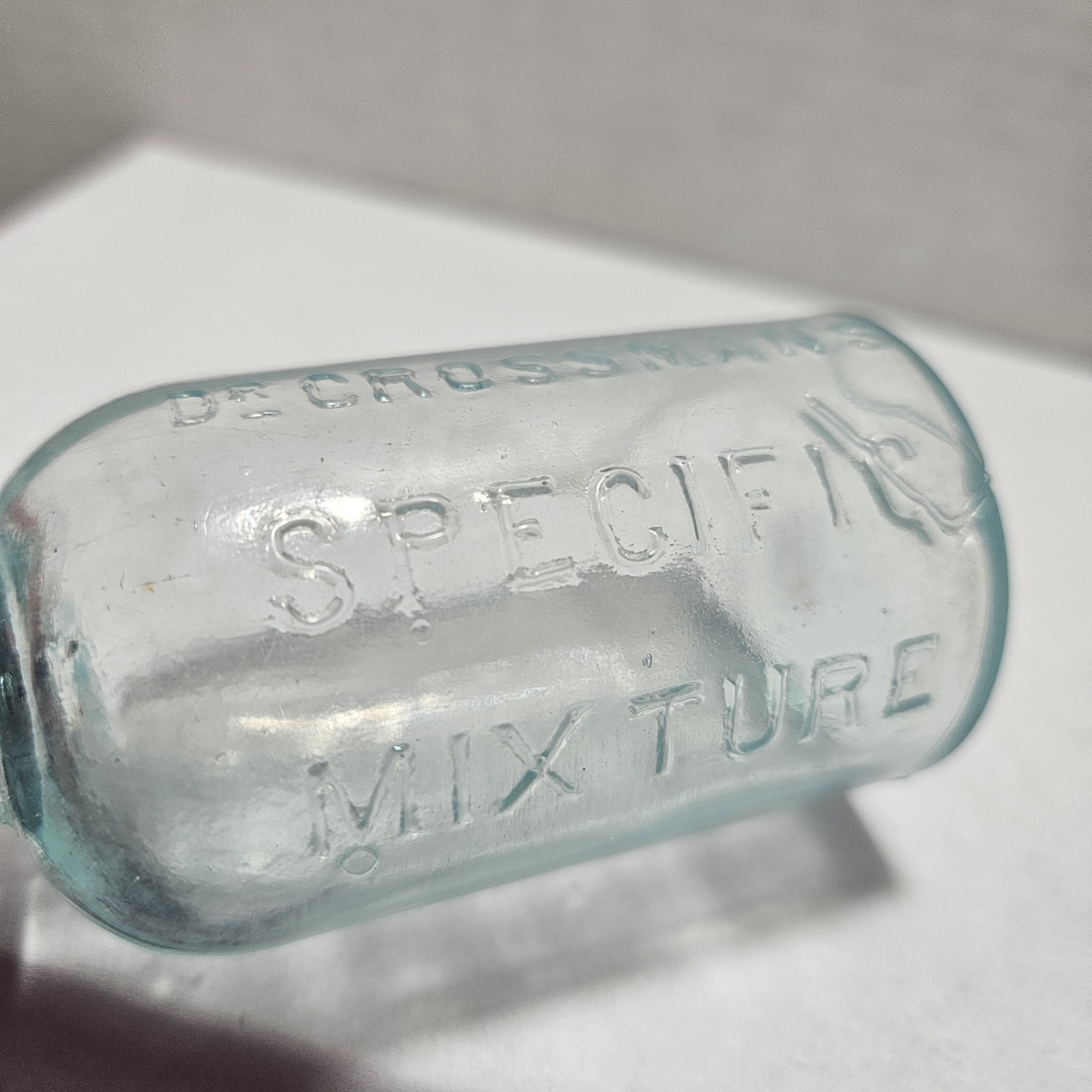 Dr. Grossman’s Specific Mixture Antique Glass Bottle Late 1800s