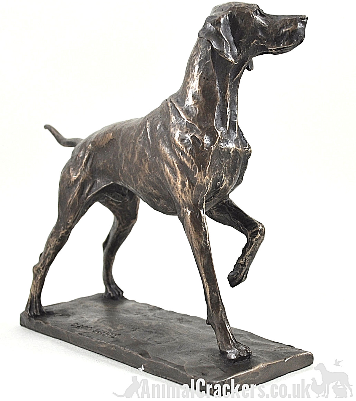David Geenty Pointer Cold Cast Bronze ornament figurine sculpture collectable