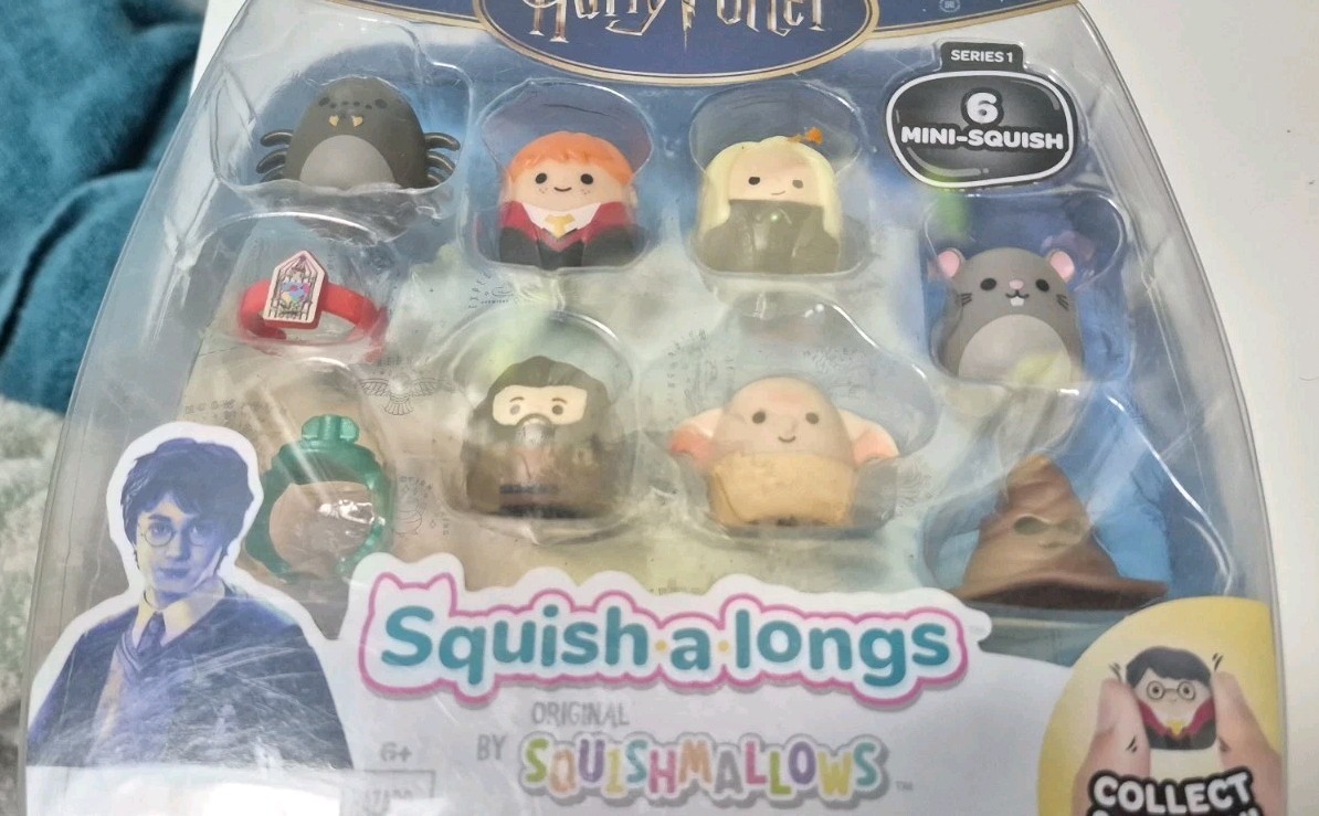 Squishmallows Harry Potter Squish-a-longs Series 1 6 Mini Squish 9-Piece Set