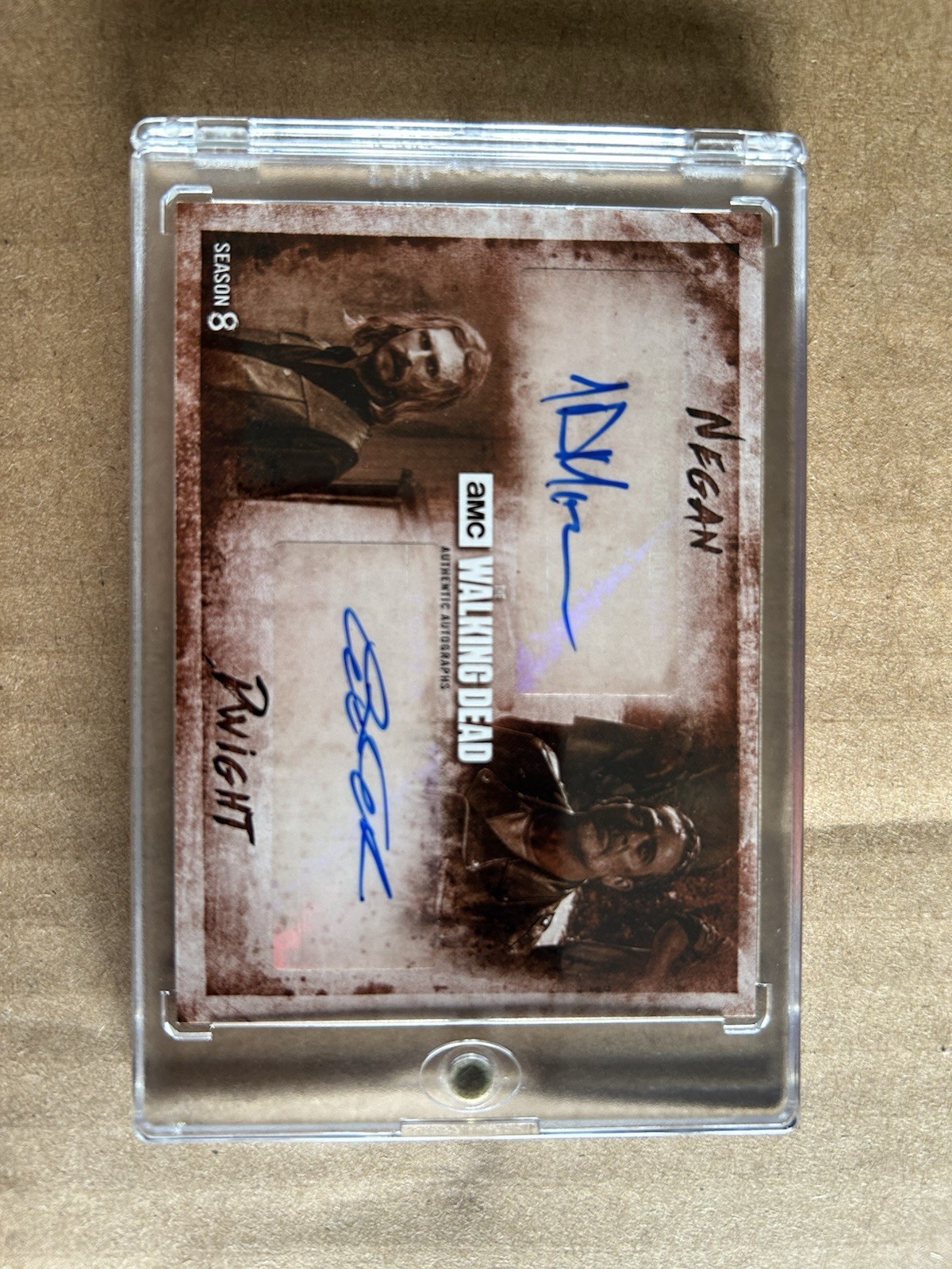 The Walking Dead Season 8 Dual Auto Negan And Dwight 06/10