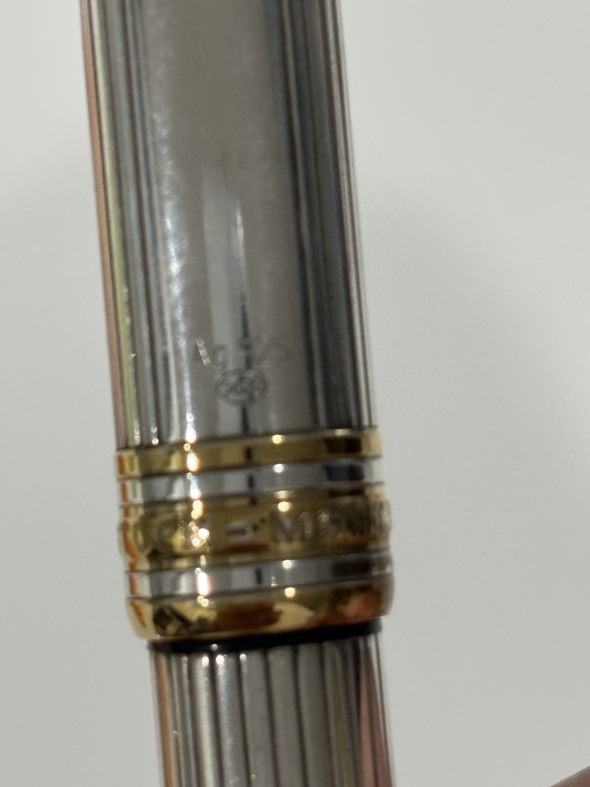 Montblanc,”Solitaire”, Silver 925, Rare Striped NOS, Pen, Germany 🇩🇪