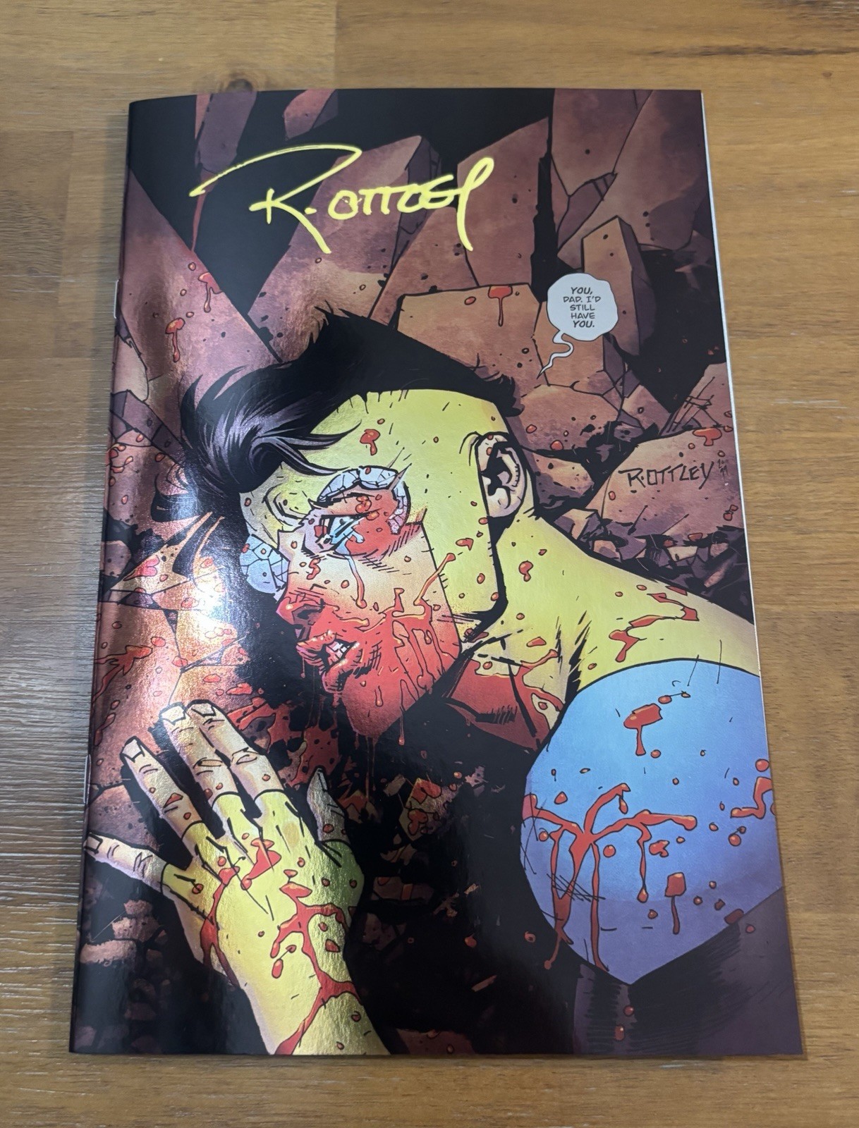 🌟INVINCIBLE #1 • Ryan Ottley • C2E2 EXCLUSIVE SIGNED • FOIL VIRGIN • NM🌟