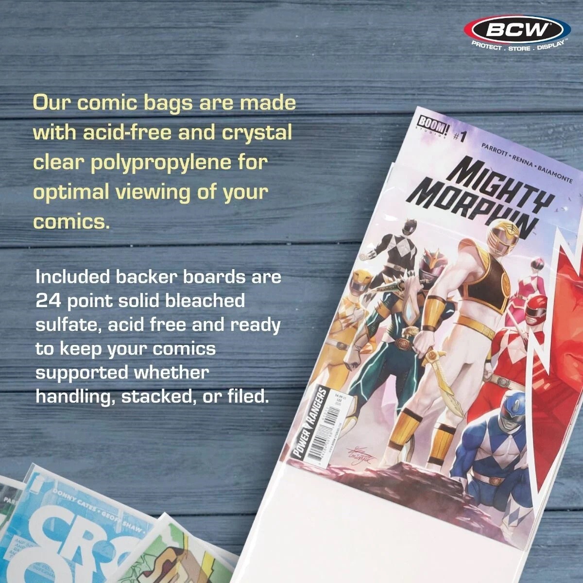 Current Comic Premade Bags + Backer Boards 50 2 Mil Acid Free Lont Term Storage