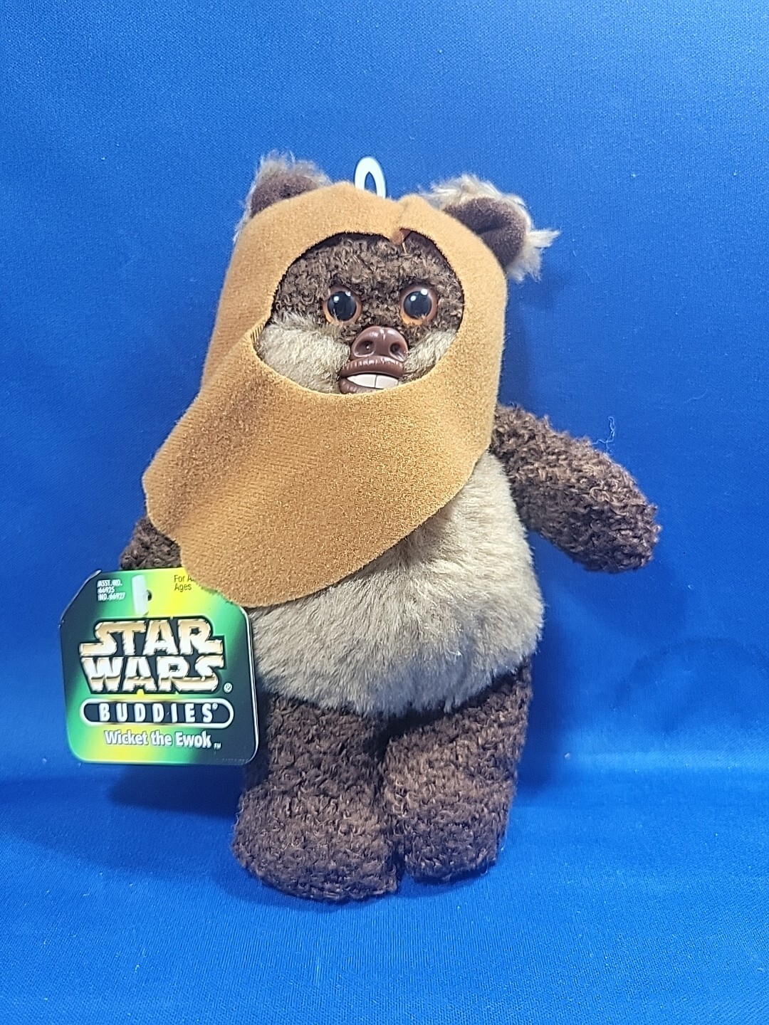 Star Wars 1997 Kenner Buddies Wicket The Ewok Beanie Plush *NEW w/ TAG*