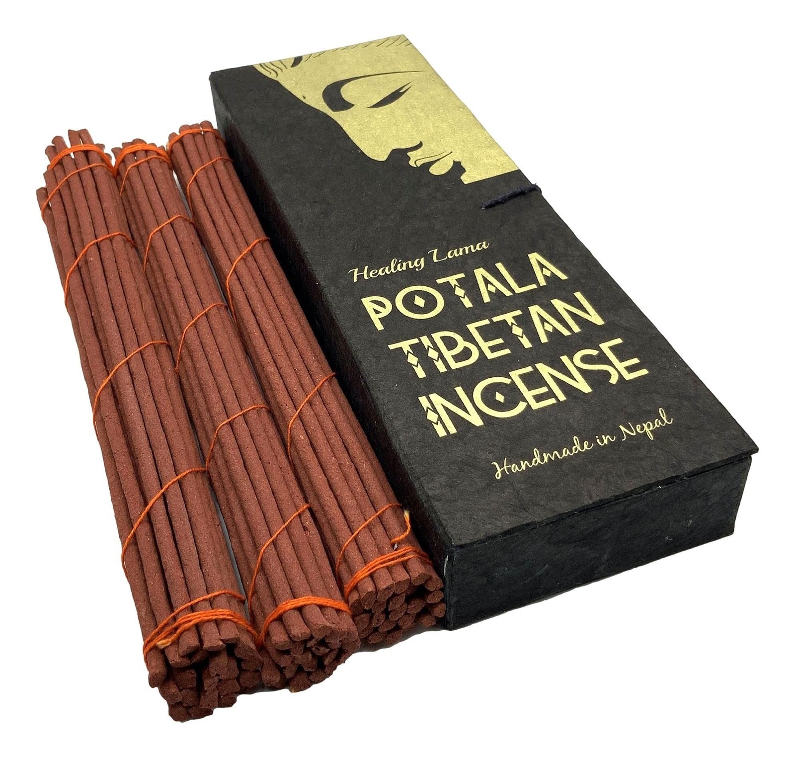 Potala Tibetan Traditional Meditation Incense. Large 3 Bundles Set. 60 Plus S…