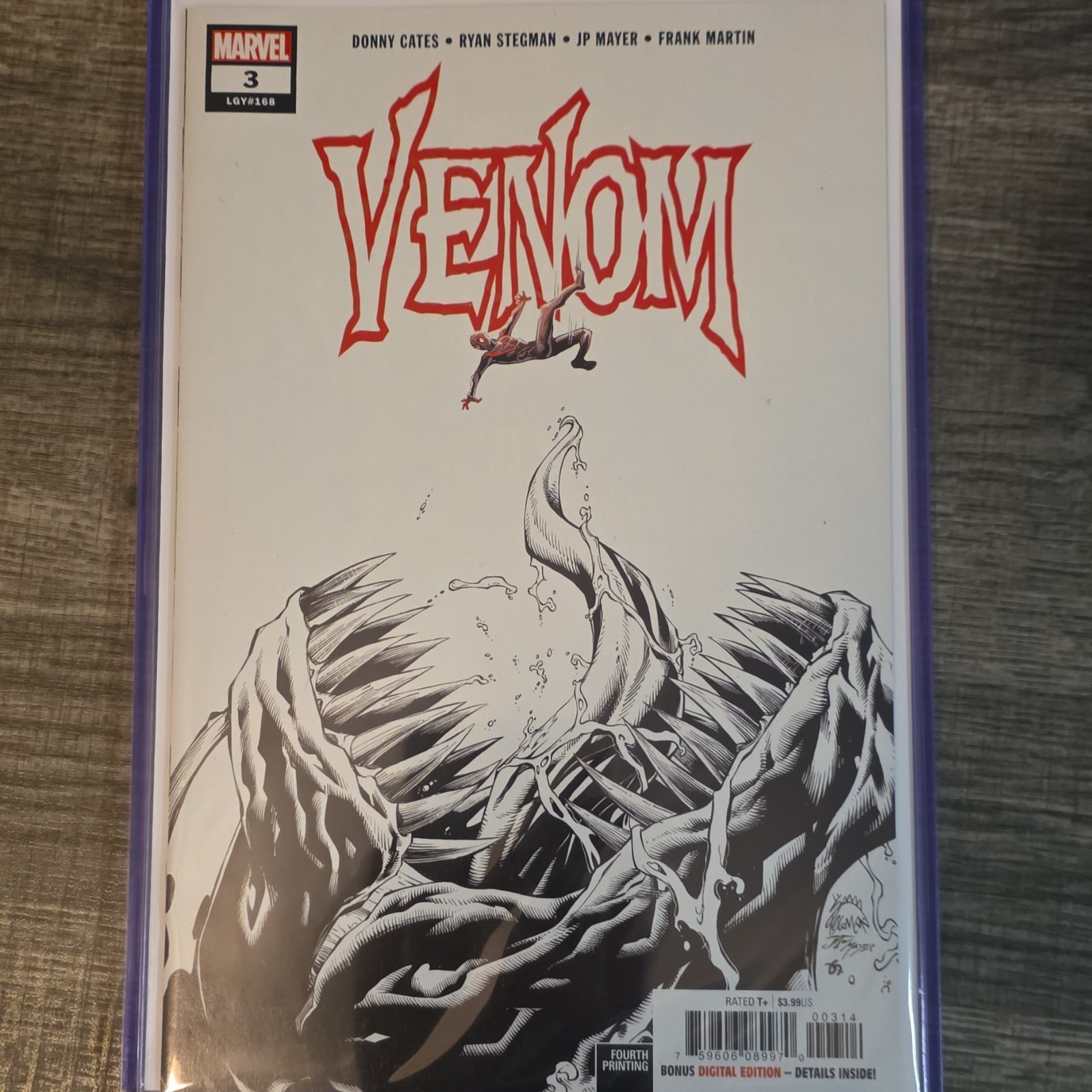 Venom #3 (2018) 4th print 1st Appearance KNULL – unread / toploader