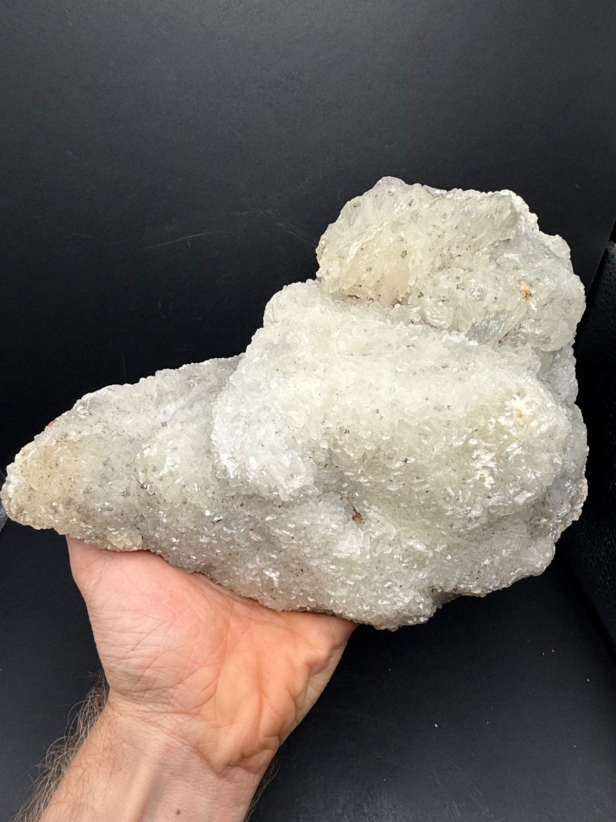 Large Angel Wing Calcite Pyrite Fluorite Crystal Cluster Display Specimen