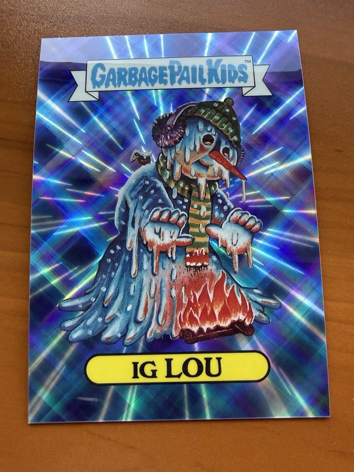 Get A Grip Garbage Pail Kids GPK GIANT 5×7 Art Prints Series 2 Ig Lou Warp Speed