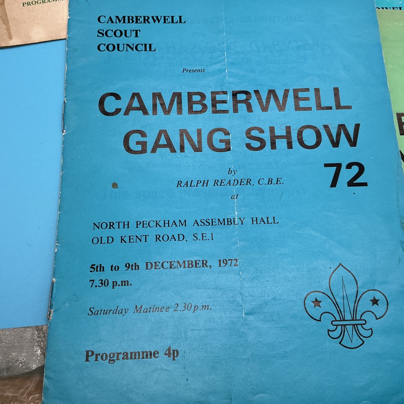 Camberwell Scouts Gang Show Programmes 7 From The 1970s